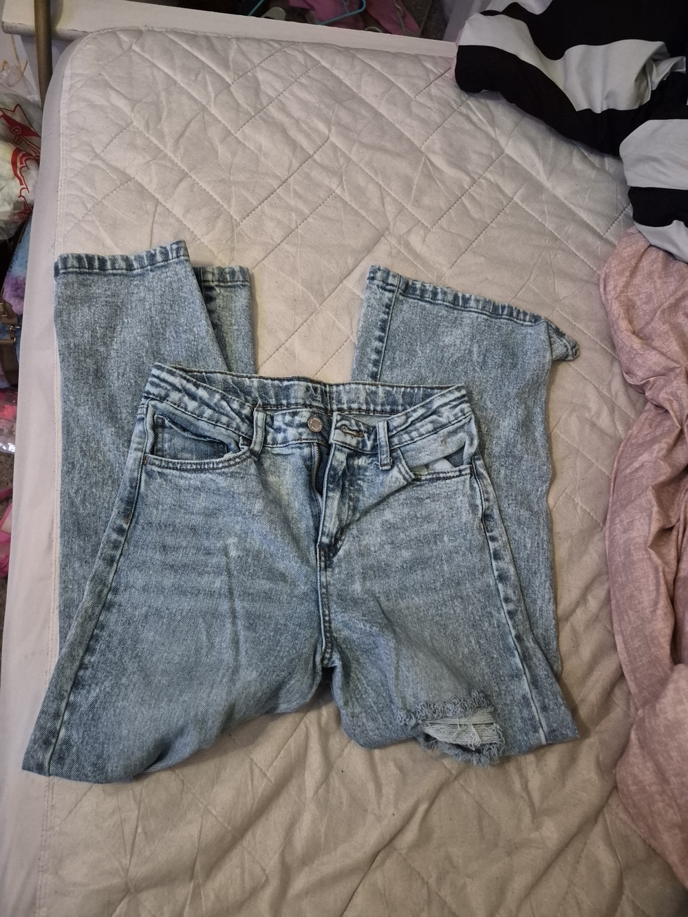 Art Class Light Blue Acid-Wash Kids Jeans